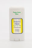 Dakota Free Triple Duty Mint Deodorant